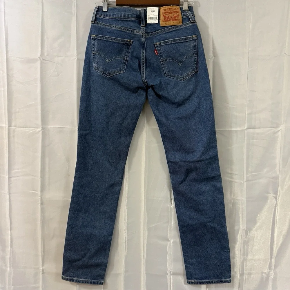 Levis 511 Slim Fit 29x32‎ Stretch Jeans Blue Wilder Adapt 045115425 New Tags